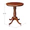 International Concepts Round 30 in Round Top Pedestal Table, 34.9 inH, Espresso, 30 W, 30 L, 35.1 in H, Wood, Espresso K581-30RT-6B - alternate 2